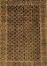 Southwestern Brown Country Rug, abs305brn