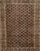 Abstract Bakers Brown Southwestern Rug, abs305