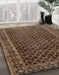 Abstract Bakers Brown Southwestern Rug in Family Room, abs305