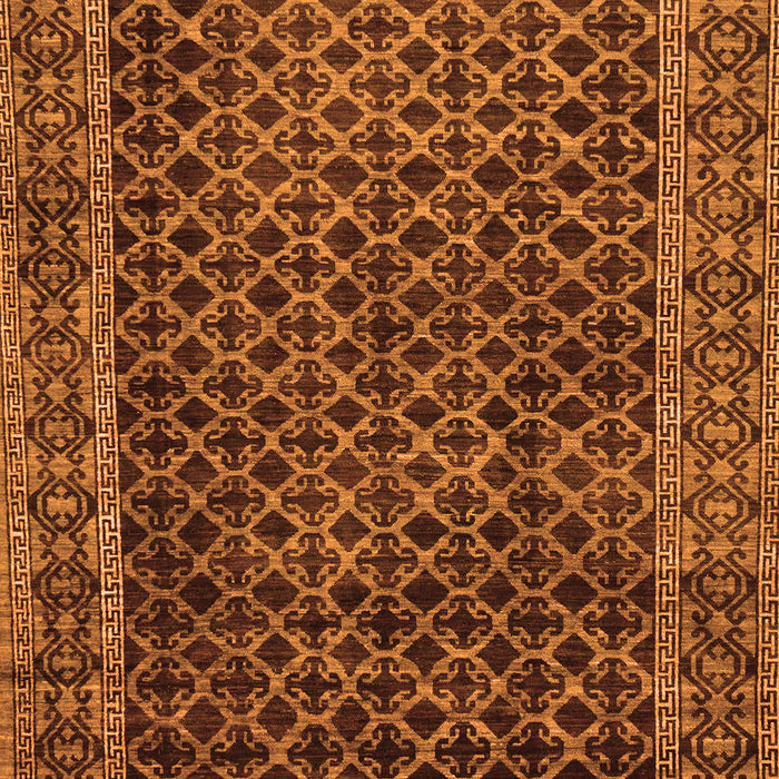 Southwestern Orange Country Rug, abs305org