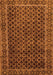 Machine Washable Southwestern Orange Country Area Rugs, wshabs305org