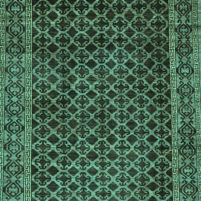 Machine Washable Southwestern Turquoise Country Area Rugs, wshabs305turq