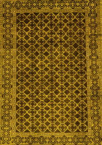 Southwestern Yellow Country Rug, abs305yw