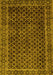 Southwestern Yellow Country Rug, abs305yw