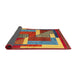 Sideview of Abstract Red Modern Rug, abs3060