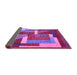 Sideview of Abstract Purple Modern Rug, abs3060pur