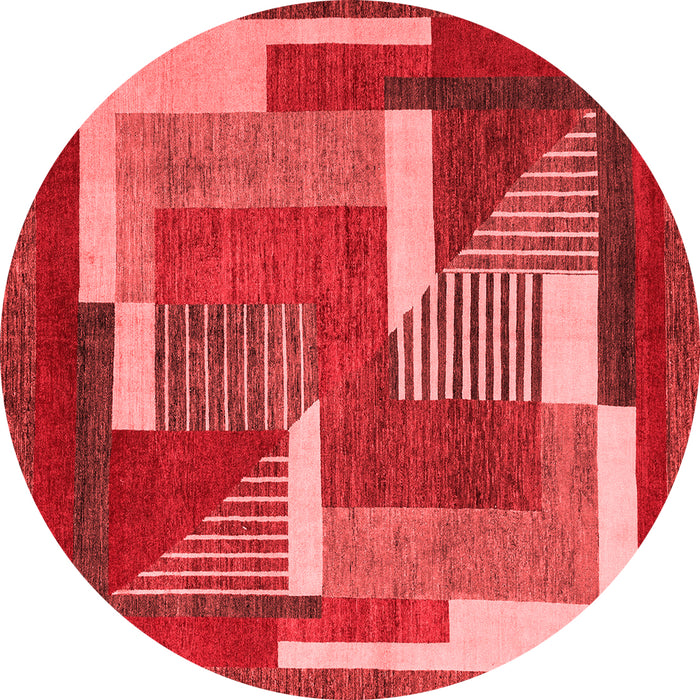 Machine Washable Abstract Red Modern Rug, wshabs3060red