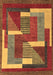 Abstract Brown Modern Rug, abs3060brn