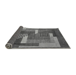 Sideview of Abstract Gray Modern Rug, abs3060gry