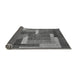 Sideview of Abstract Gray Modern Rug, abs3060gry