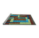 Sideview of Machine Washable Abstract Light Blue Modern Rug, wshabs3060lblu