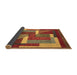 Sideview of Abstract Brown Modern Rug, abs3060brn