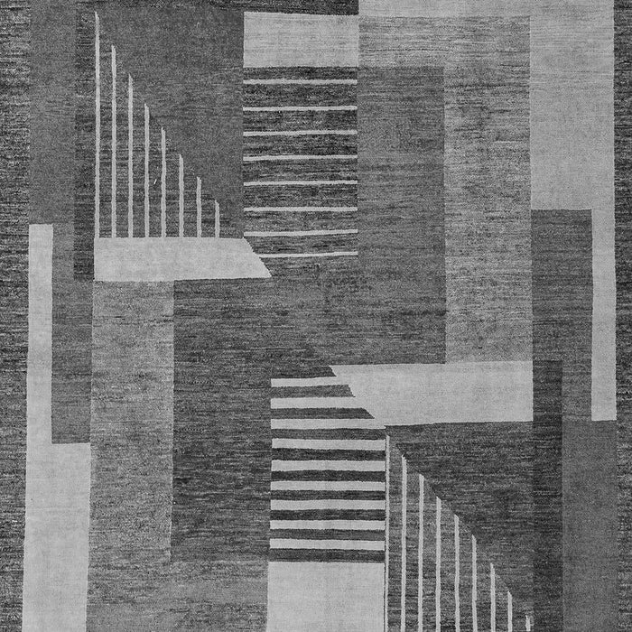 Abstract Gray Modern Rug, abs3060gry