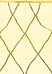 Solid Yellow Modern Rug, abs3061yw