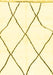 Solid Yellow Modern Rug, abs3061yw