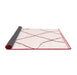 Solid Red Modern Area Rugs