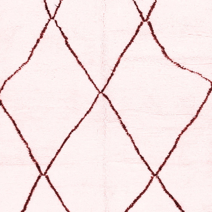 Machine Washable Solid Red Modern Rug, wshabs3061red