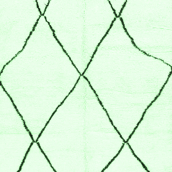 Solid Emerald Green Modern Rug, abs3061emgrn