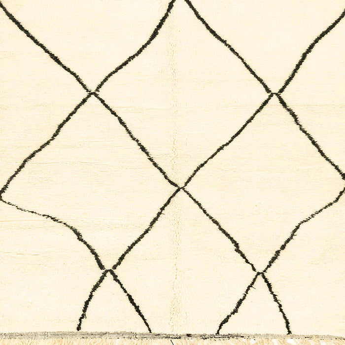 Square Abstract Beige Solid Rug, abs3061