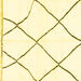 Square Solid Yellow Modern Rug, abs3061yw