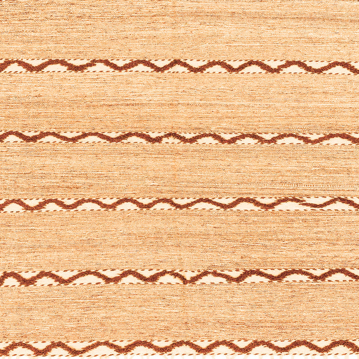 Square Solid Orange Modern Rug, abs3062org