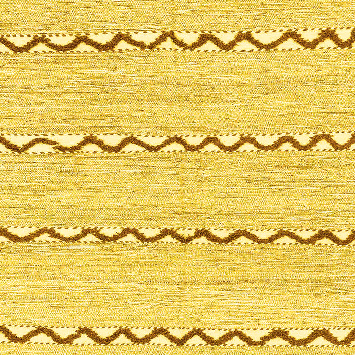 Machine Washable Solid Yellow Modern Rug, wshabs3062yw