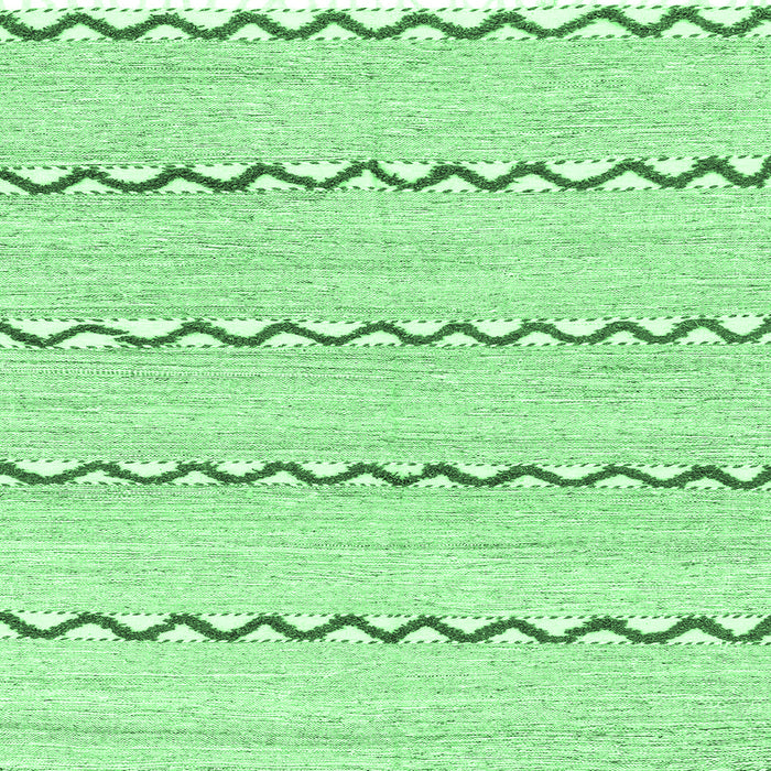 Square Solid Emerald Green Modern Rug, abs3062emgrn