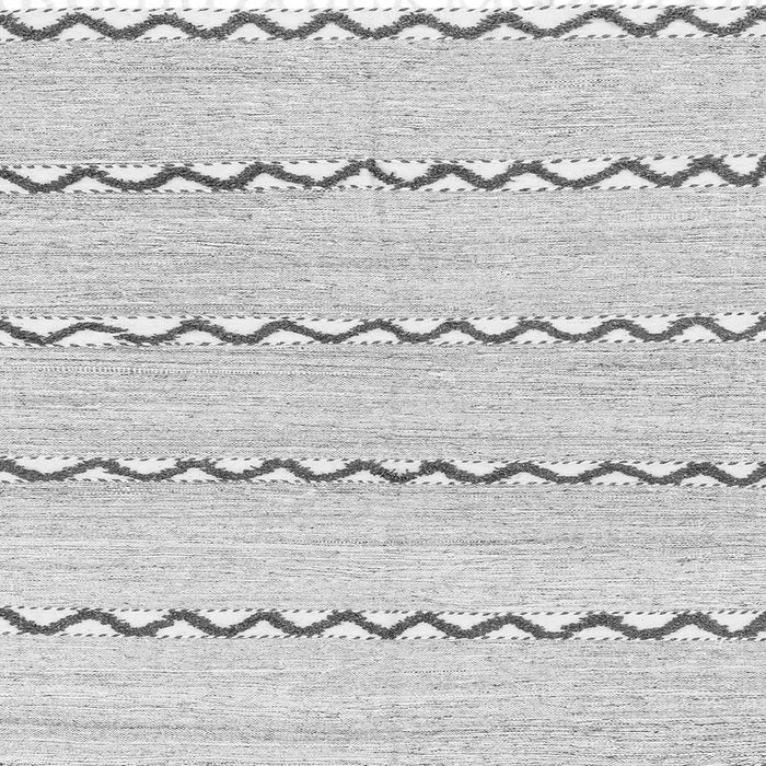 Square Machine Washable Solid Gray Modern Rug, wshabs3062gry