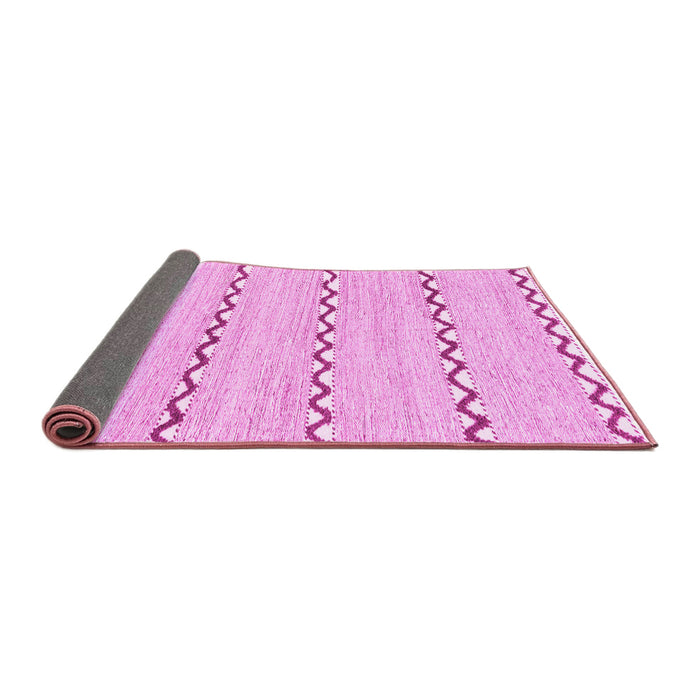 Sideview of Solid Pink Modern Rug, abs3062pnk