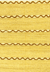 Solid Yellow Modern Rug, abs3062yw