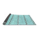 Sideview of Solid Light Blue Modern Rug, abs3062lblu