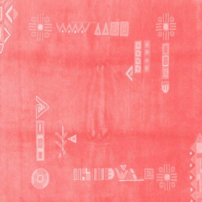 Abstract Red Modern Rug, abs3063red