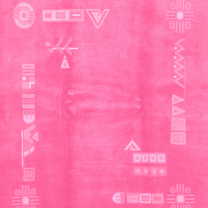 Machine Washable Abstract Pink Modern Rug, wshabs3063pnk
