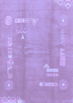 Abstract Blue Modern Rug, abs3063blu