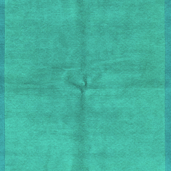 Machine Washable Abstract Turquoise Modern Area Rugs, wshabs3064turq