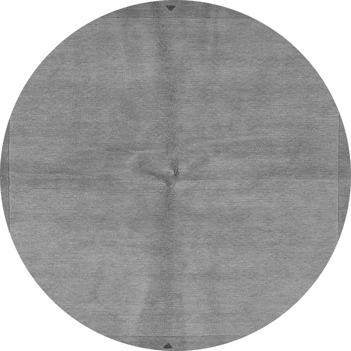 Round Abstract Gray Modern Rug, abs3064gry