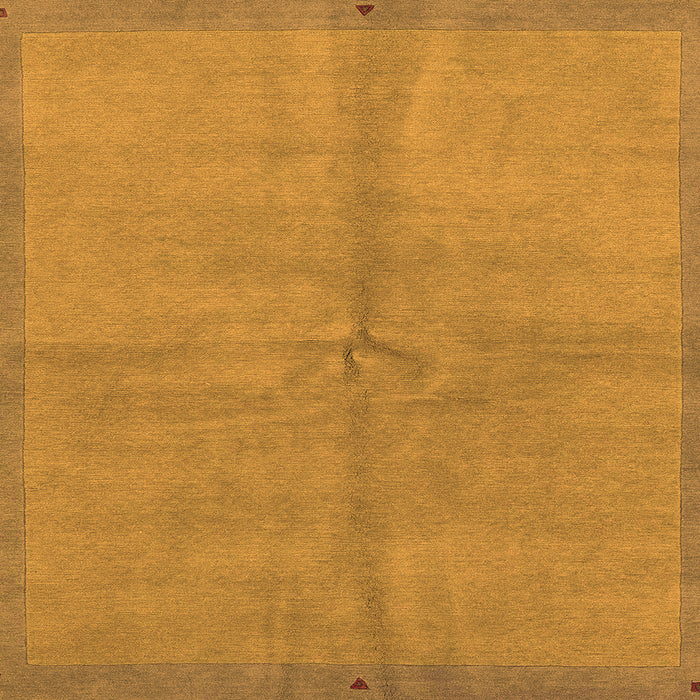 Square Abstract Orange Modern Rug, abs3064org