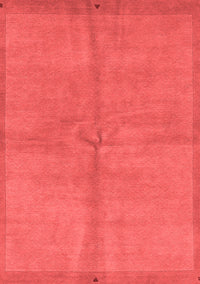 Abstract Red Modern Rug, abs3064red