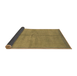 Sideview of Abstract Brown Modern Rug, abs3064brn
