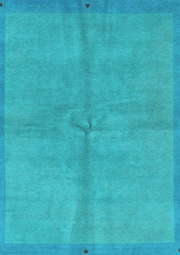 Abstract Light Blue Modern Rug, abs3064lblu