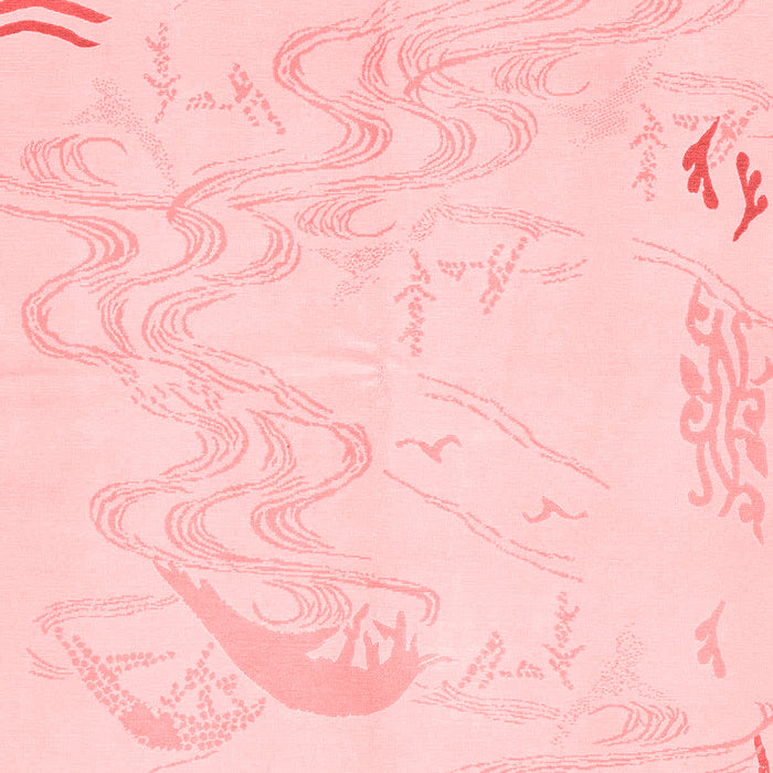 Abstract Red Modern Area Rugs