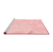 Modern Red Washable Rugs