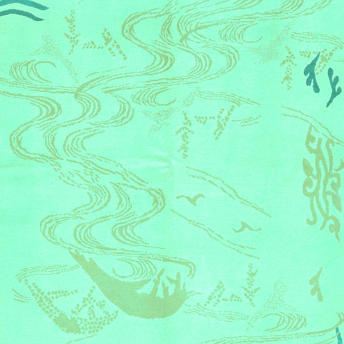 Abstract Turquoise Modern Rug, abs3065turq