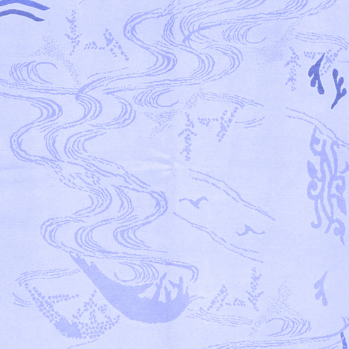 Abstract Blue Modern Rug, abs3065blu