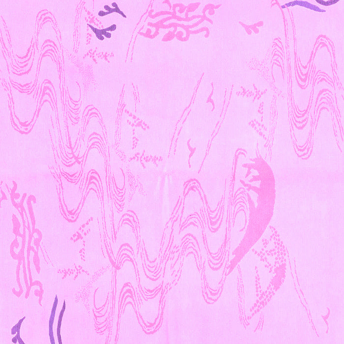 Square Abstract Purple Modern Rug, abs3065pur