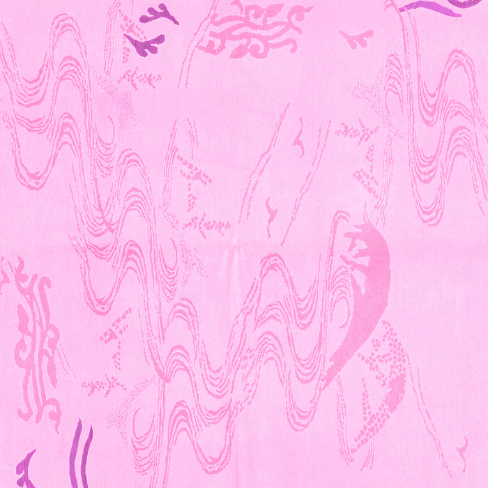 Square Abstract Pink Modern Rug, abs3065pnk