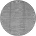 Round Machine Washable Abstract Gray Modern Rug, wshabs3066gry