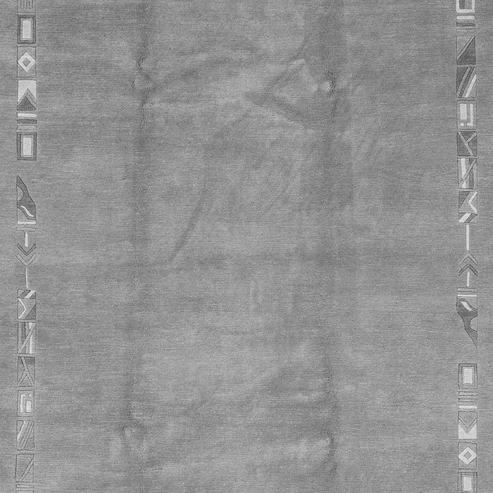 Machine Washable Abstract Gray Modern Rug, wshabs3066gry