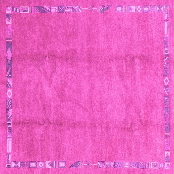 Square Abstract Pink Modern Rug, abs3066pnk