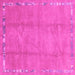 Square Abstract Pink Modern Rug, abs3066pnk